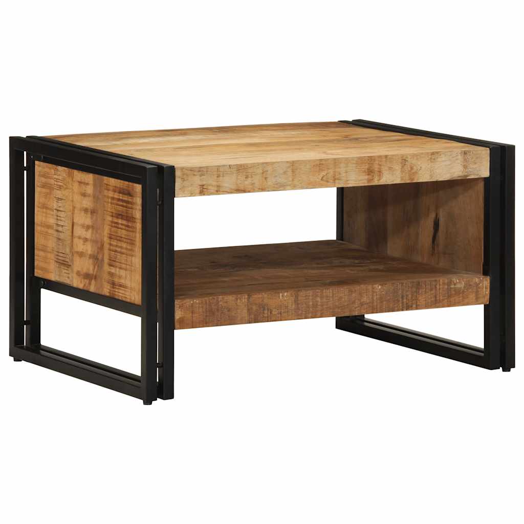 Stol za kavu 70x50x38 cm Puno grubo drvo Mango