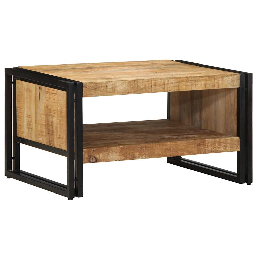 Stol za kavu 70x50x38 cm Puno grubo drvo Mango