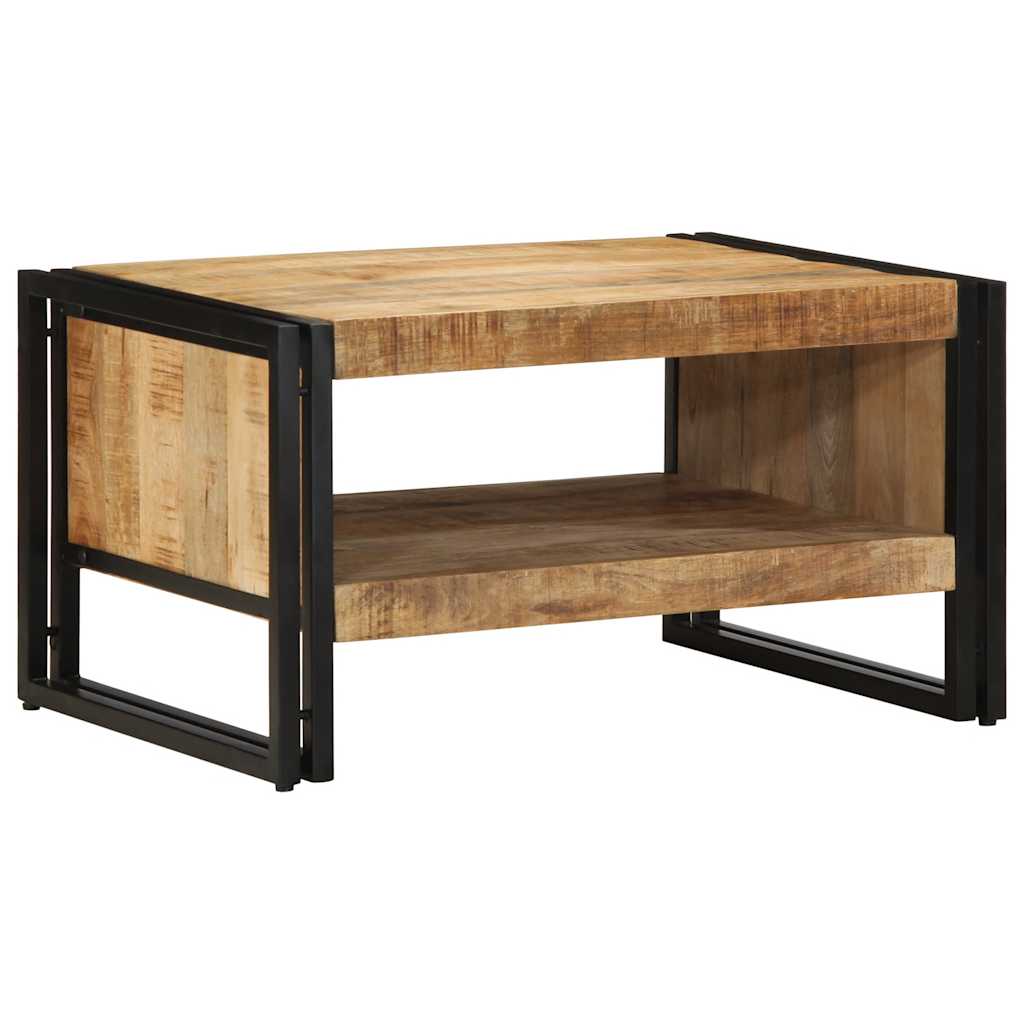Stol za kavu 70x50x38 cm Puno grubo drvo Mango