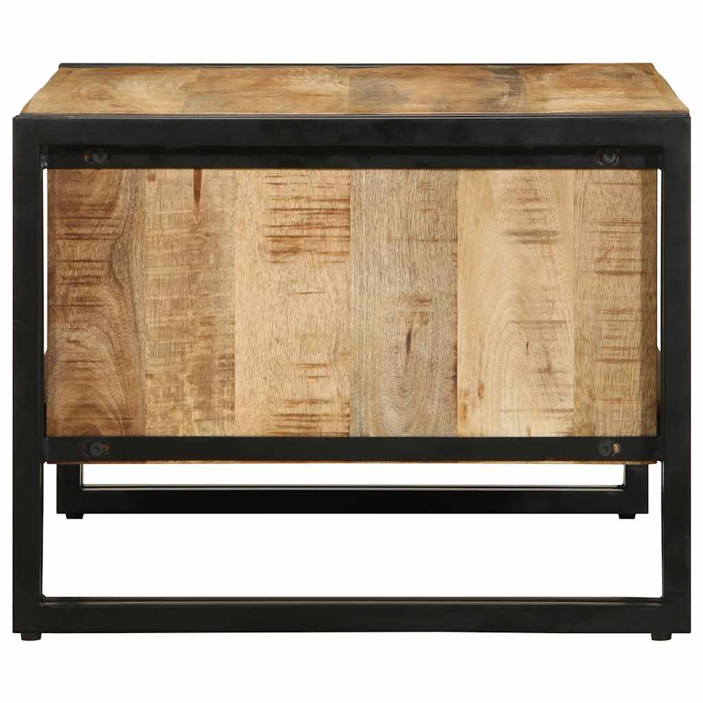Stol za kavu 70x50x38 cm Puno grubo drvo Mango