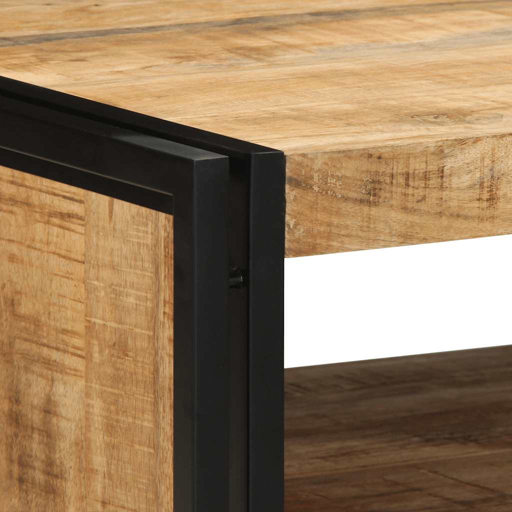 Stol za kavu 70x50x38 cm Puno grubo drvo Mango