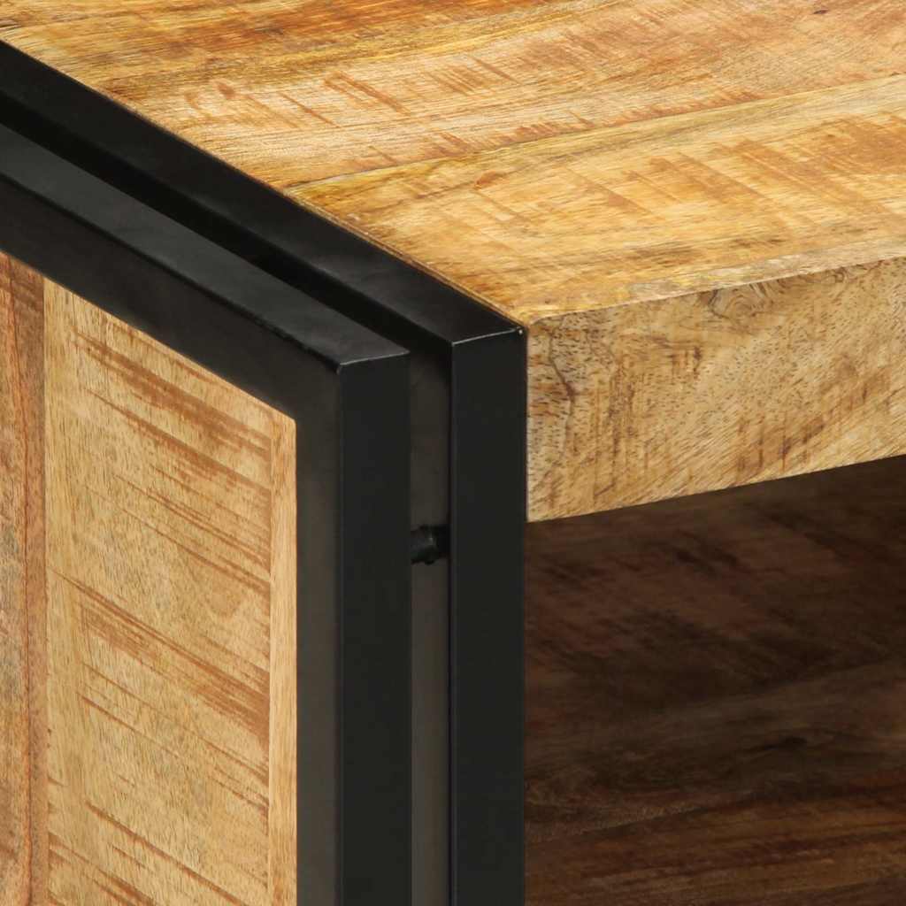 Stol za kavu 50x50x38 cm Puno grubo drvo Mango