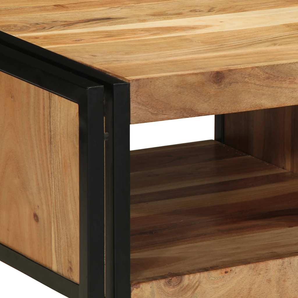 Stol za kavu 50x50x38 cm puno drvo bagrem