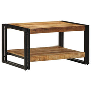 Stol za kavu 70x50x38 cm Puno grubo drvo Mango