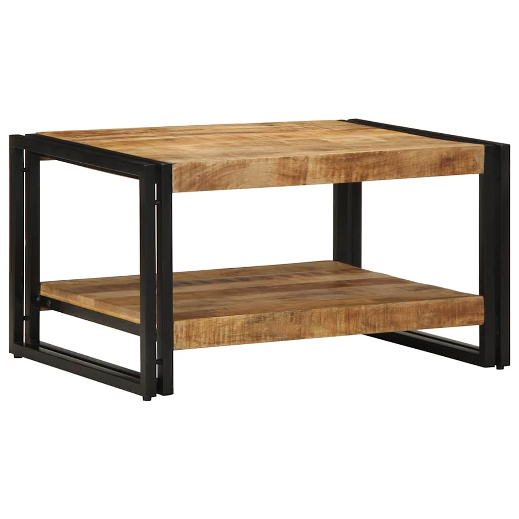 Stol za kavu 70x50x38 cm Puno grubo drvo Mango