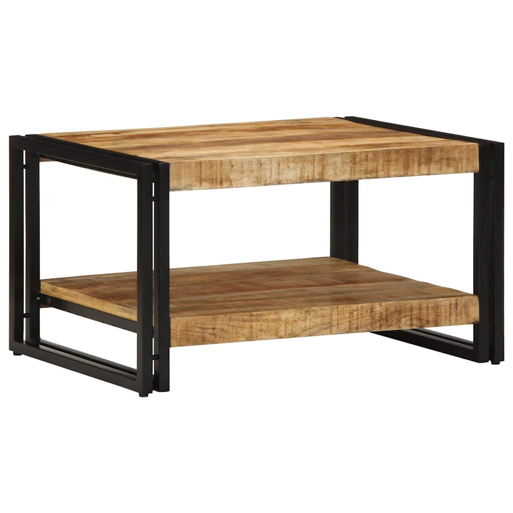 Stol za kavu 70x50x38 cm Puno grubo drvo Mango