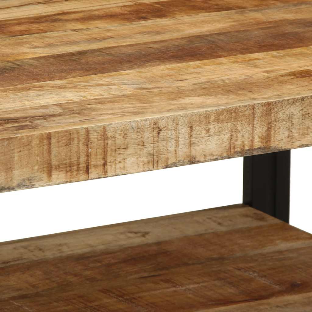 Stol za kavu 70x50x38 cm Puno grubo drvo Mango