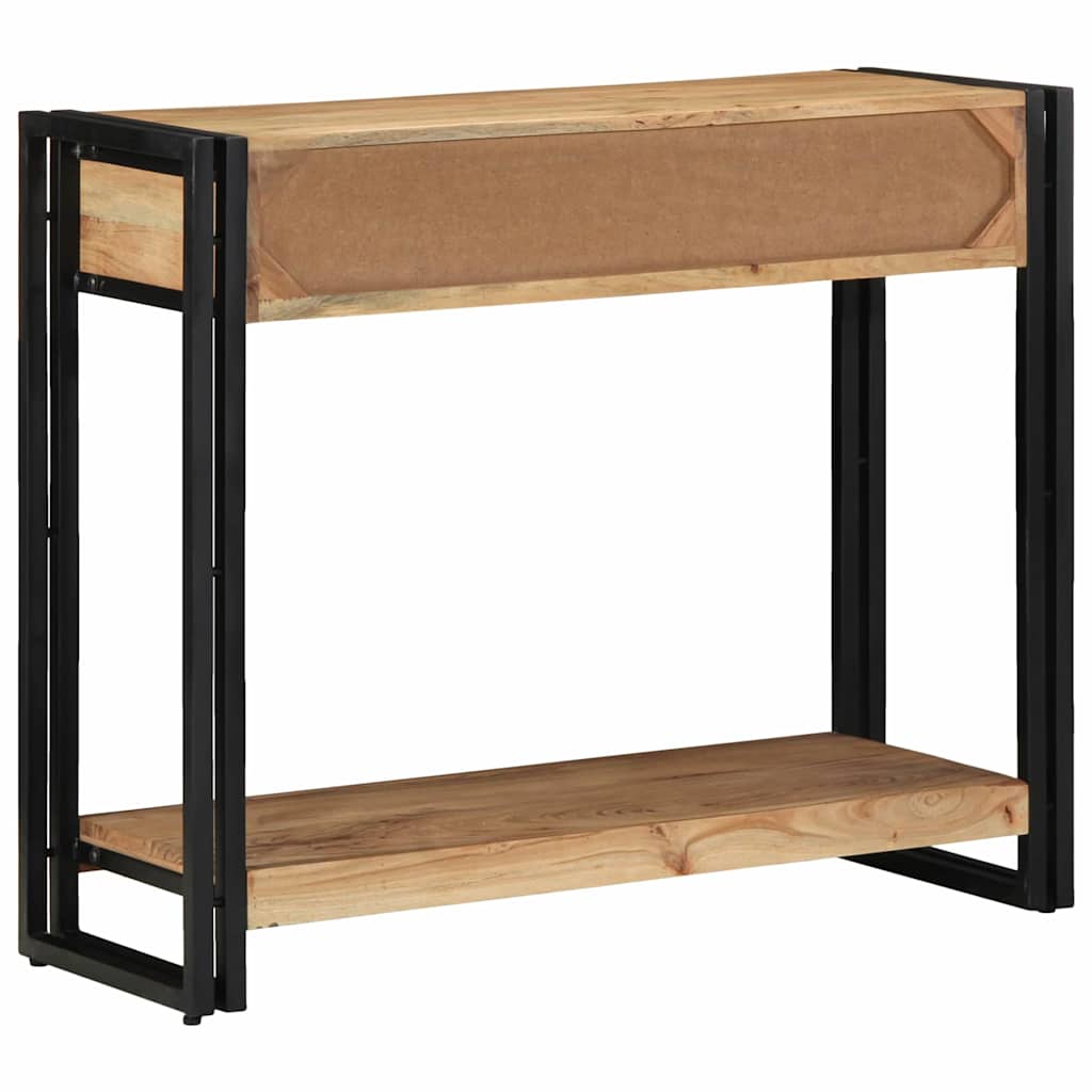 Konzolna stolica Smeđa 90 x 33 x 75 cm Čvrsto drvo akacije