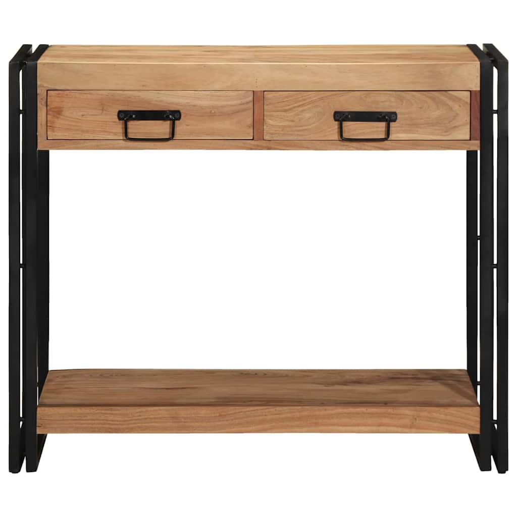 Konzolna stolica Smeđa 90 x 33 x 75 cm Čvrsto drvo akacije