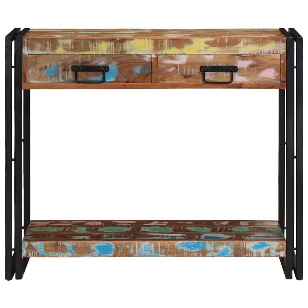 Konzolna stolica s ladicama Šareni Čvrsto drvo iz reciklaže