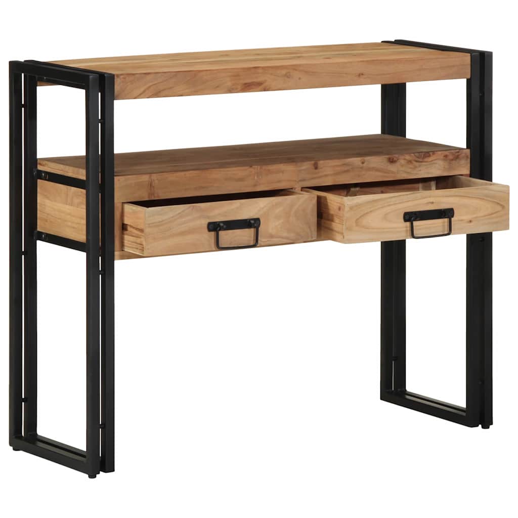Konzolna stolica Smeđa 90 x 33 x 75 cm Čvrsto drvo akacije