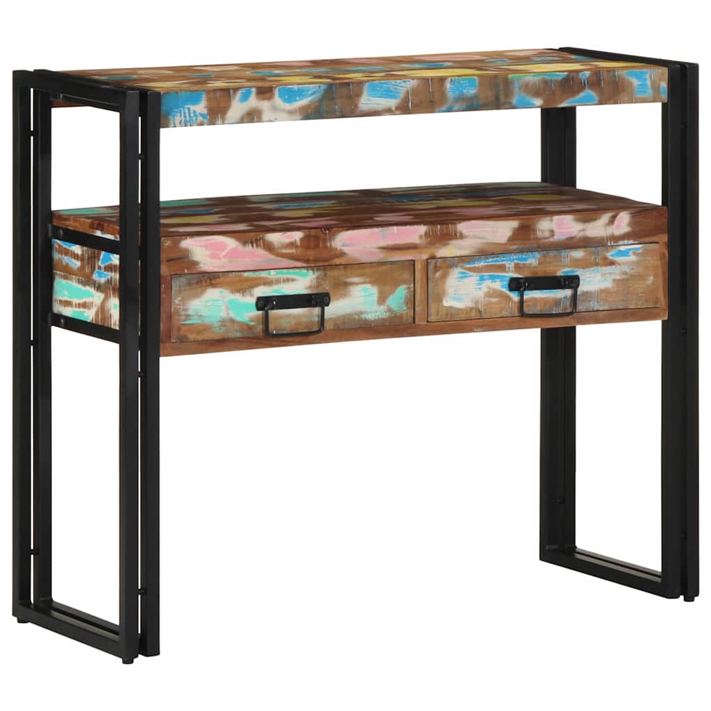Konzolna stolica 90 x 33 x 75 cm Čvrsto drvo iz reciklaže