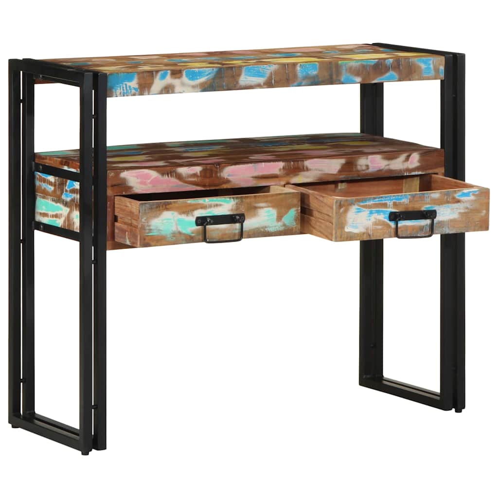 Konzolna stolica 90 x 33 x 75 cm Čvrsto drvo iz reciklaže