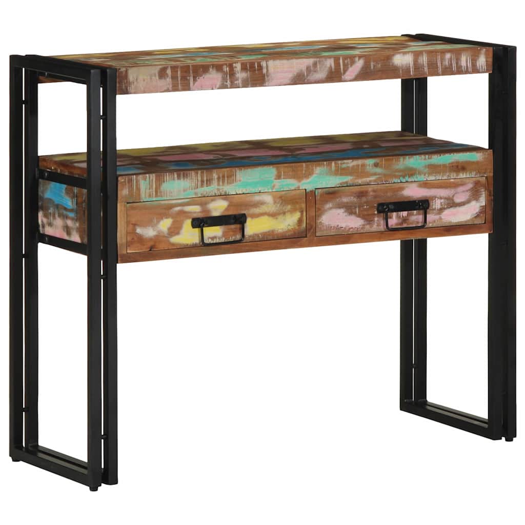 Konzolna stolica 90 x 33 x 75 cm Čvrsto drvo iz reciklaže