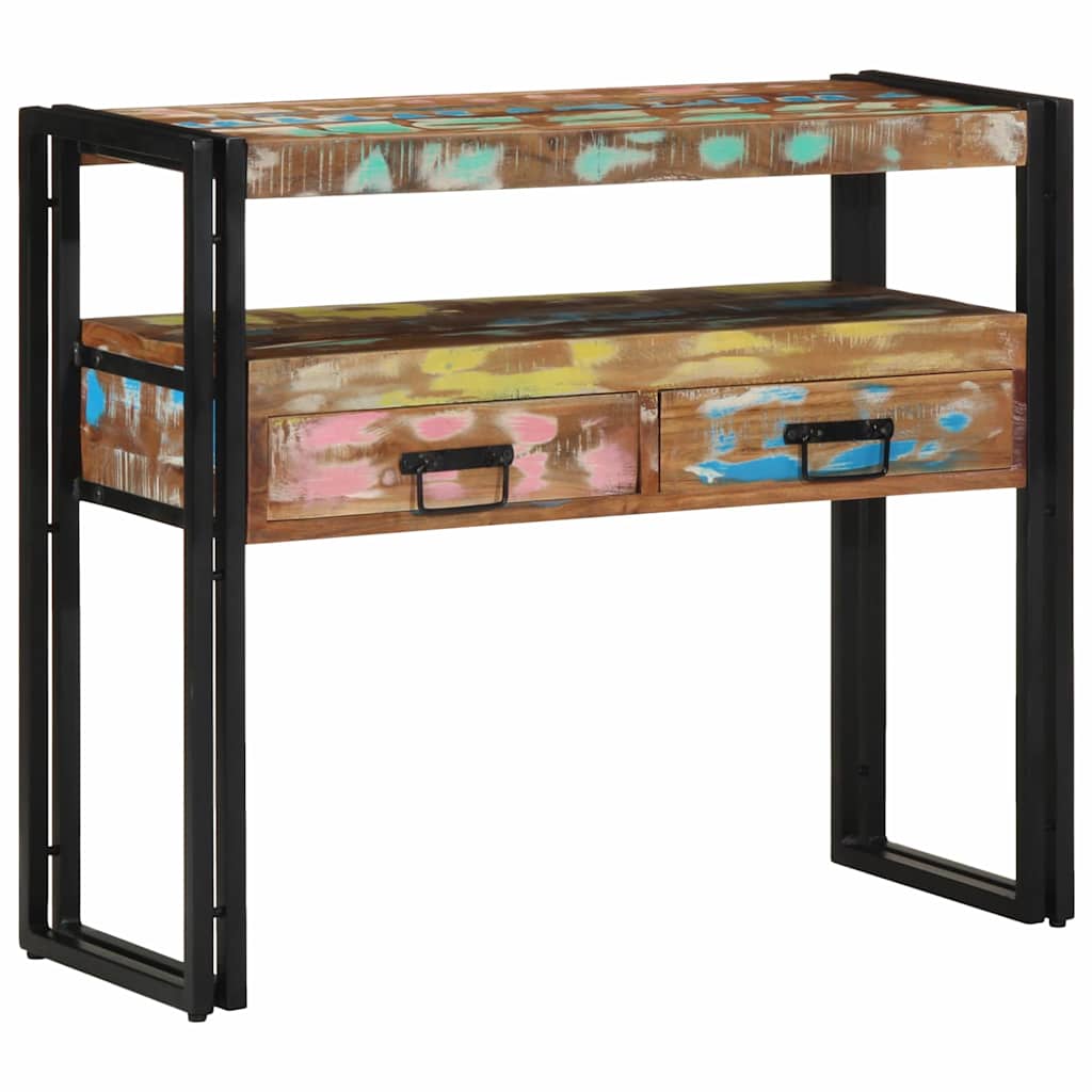 Konzolna stolica 90 x 33 x 75 cm Čvrsto drvo iz reciklaže