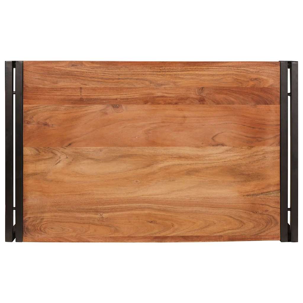 Polica za kupaonicu Smeđa 80 x 50 x 23 cm Čvrsto drvo akacije