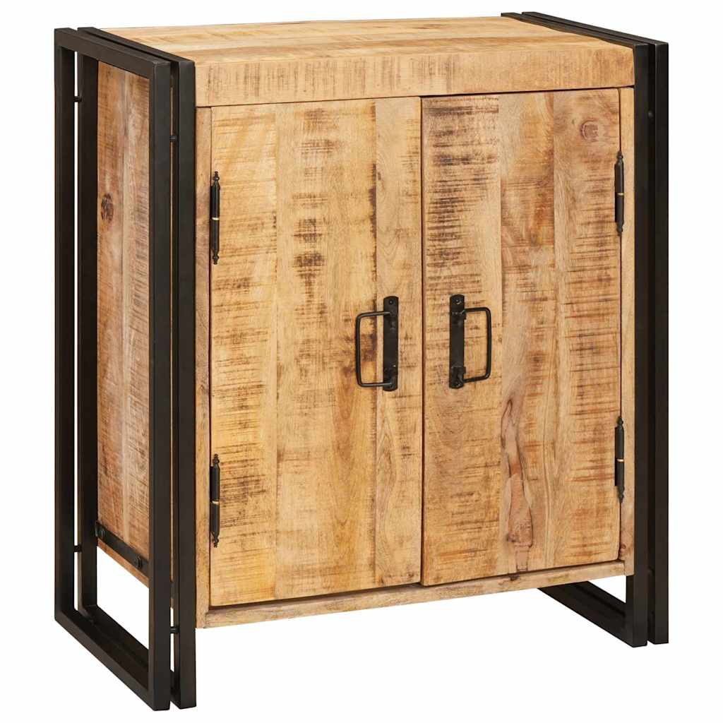 Noćni ormar Smeđa 66 x 35 x 76 cm Čvrsto grubo drvo manga