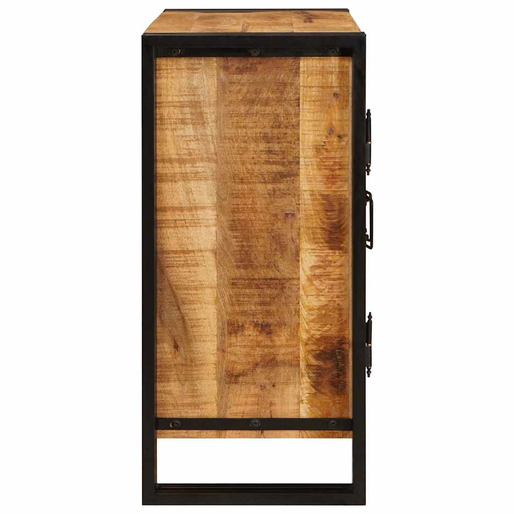 Noćni ormar Smeđa 66 x 35 x 76 cm Čvrsto grubo drvo manga