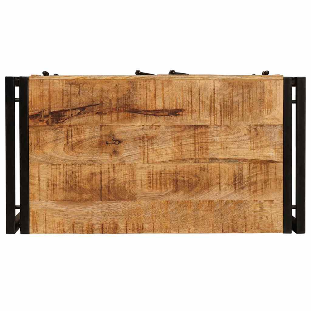 Noćni ormar Smeđa 66 x 35 x 76 cm Čvrsto grubo drvo manga