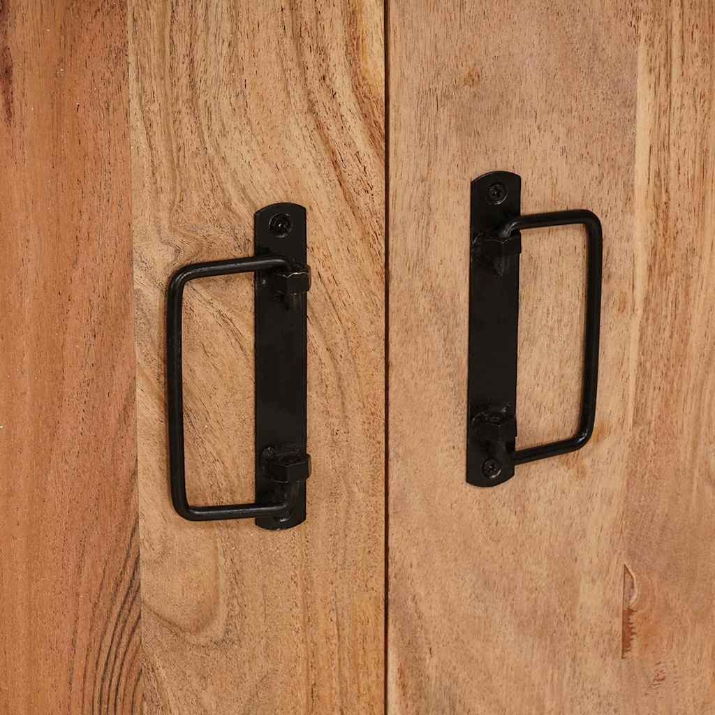 Noćni ormar Smeđa 66 x 35 x 76 cm Masivno bagremovo drvo