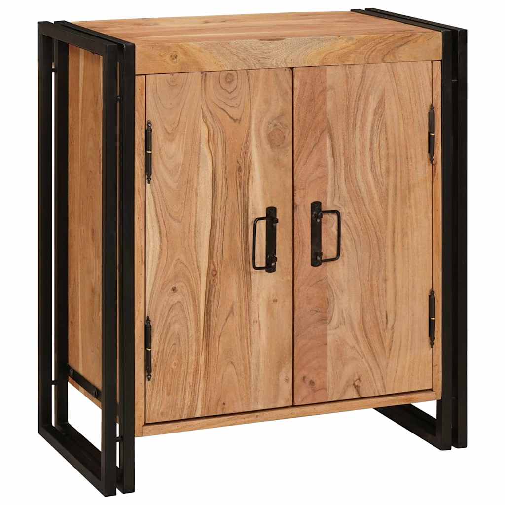 Noćni ormar Smeđa 66 x 35 x 76 cm Masivno bagremovo drvo