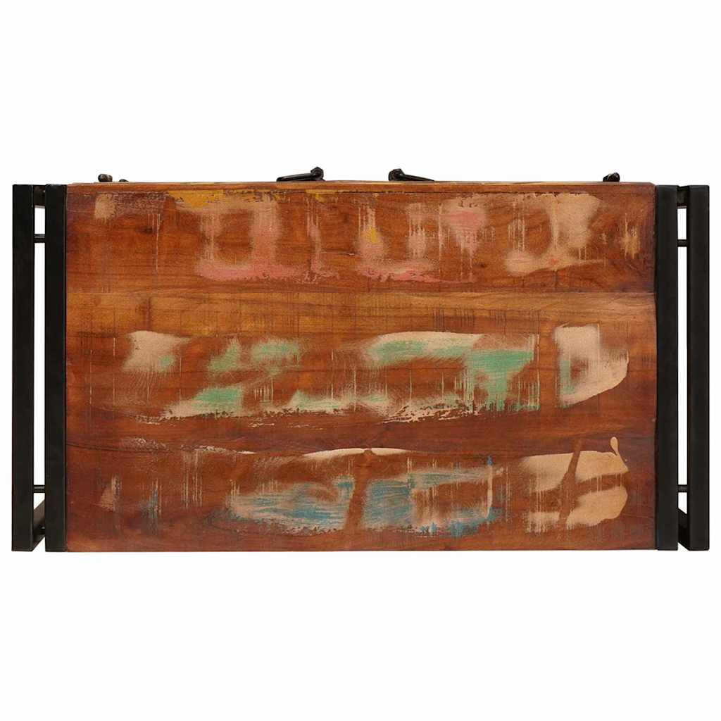 Noćni ormar Šareni 66 x 35 x 76 cm masivno obnovljeno drvo