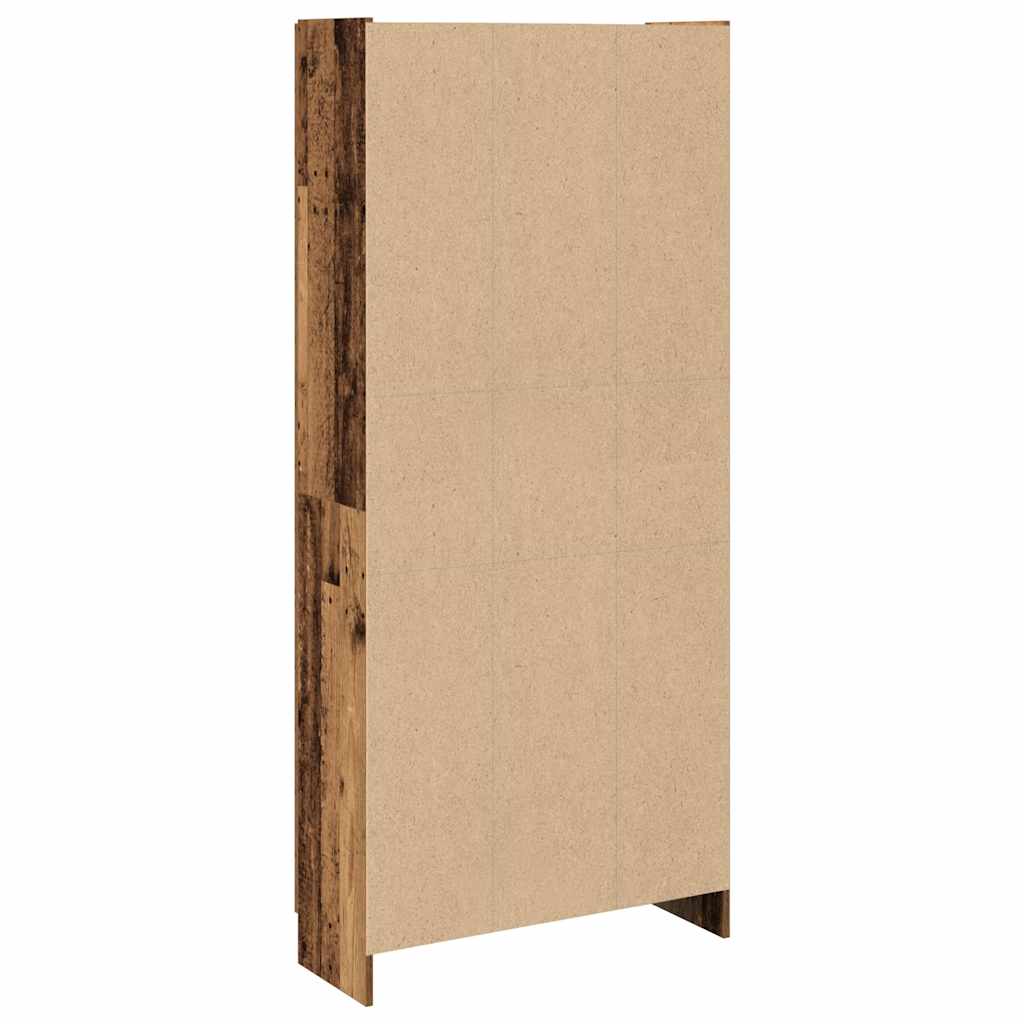 Visoka ploča staro drvo 82,5x30,5x185 cm konstruirano drvo