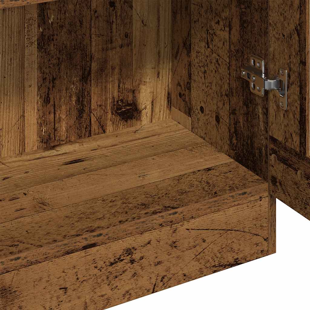 Visoka ploča staro drvo 82,5x30,5x185 cm konstruirano drvo