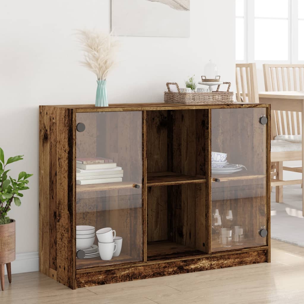 Komoda boja starog drva 102x37x75,5 cm od konstruiranog drva