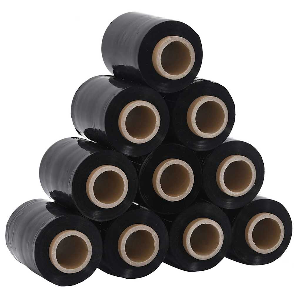 rastezljive folije 10 kom crne 23 µm 10 cm x 300 m
