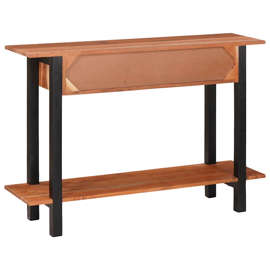 Konzolna stolica s ladicama Smeđa i crna 110 x 30 x 75 cm