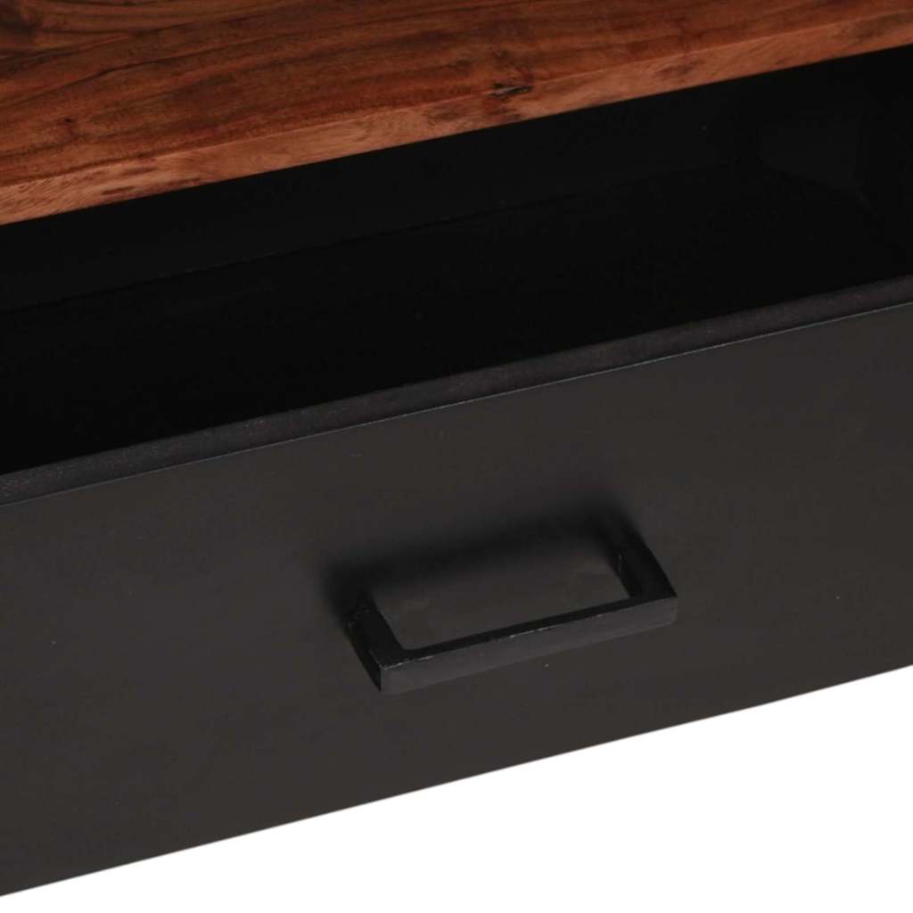 Medijski ormar Smeđa 110 x 30 x 40 cm Čvrsto drvo akacije