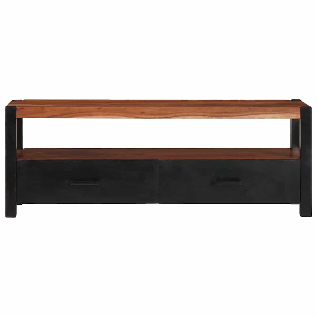 Medijski ormar Smeđa 110 x 30 x 40 cm Čvrsto drvo akacije