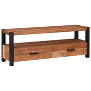 TV ormar Smeđa 110 x 30 x 40 cm Masivno bagremovo drvo