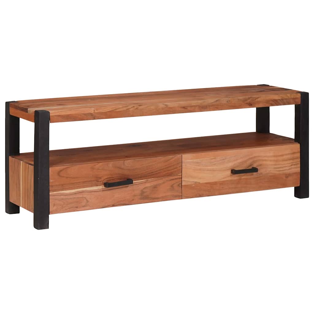 TV ormar Smeđa 110 x 30 x 40 cm Masivno bagremovo drvo