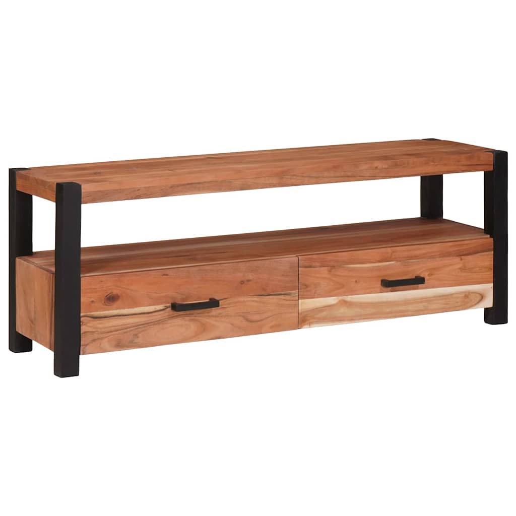 TV ormar Smeđa 110 x 30 x 40 cm Masivno bagremovo drvo