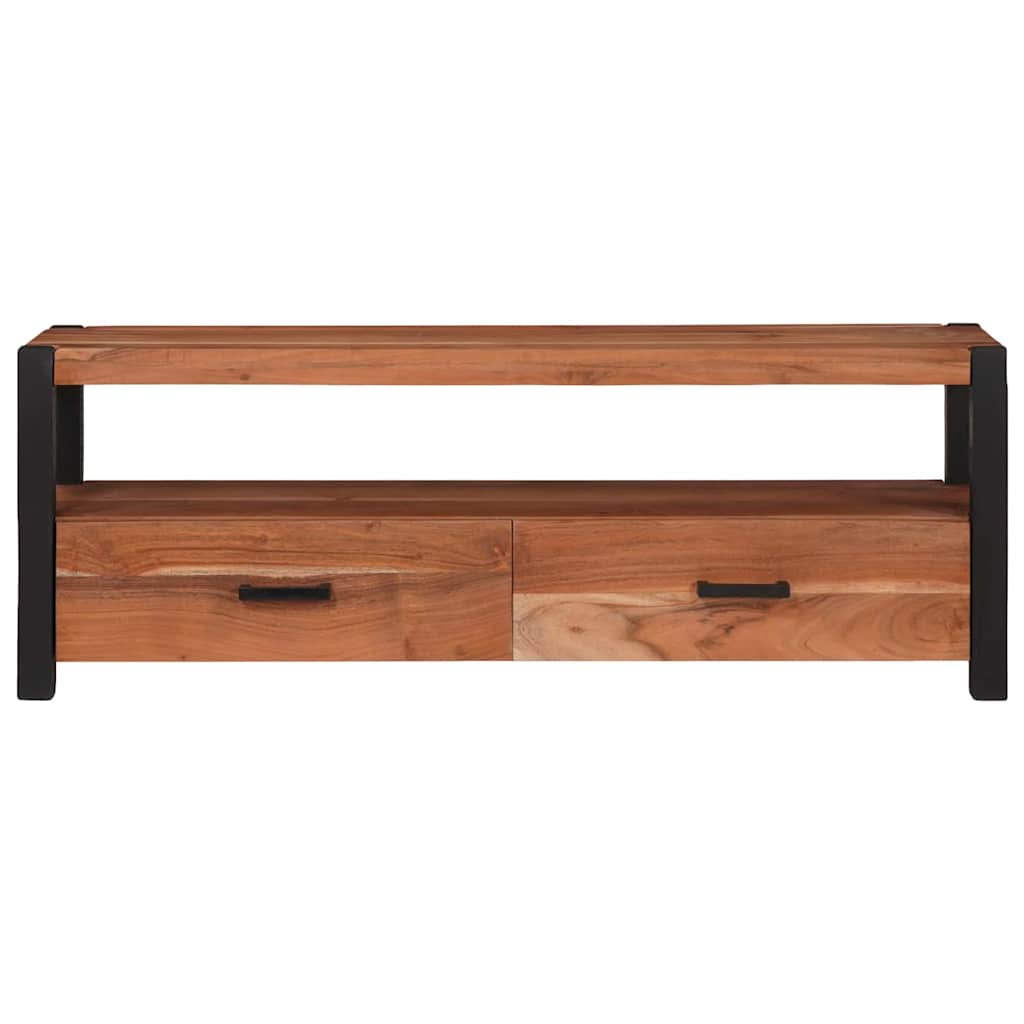 TV ormar Smeđa 110 x 30 x 40 cm Masivno bagremovo drvo