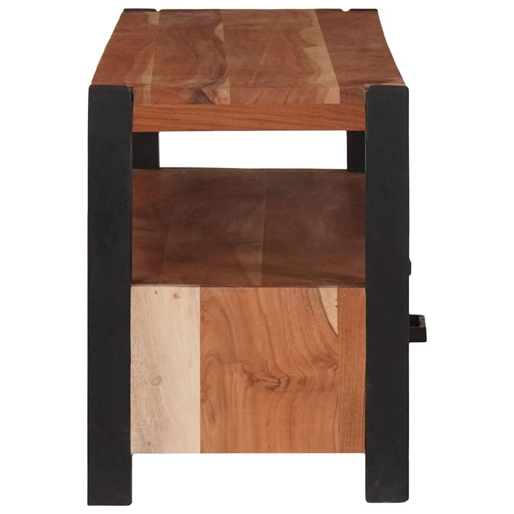 TV ormar Smeđa 110 x 30 x 40 cm Masivno bagremovo drvo