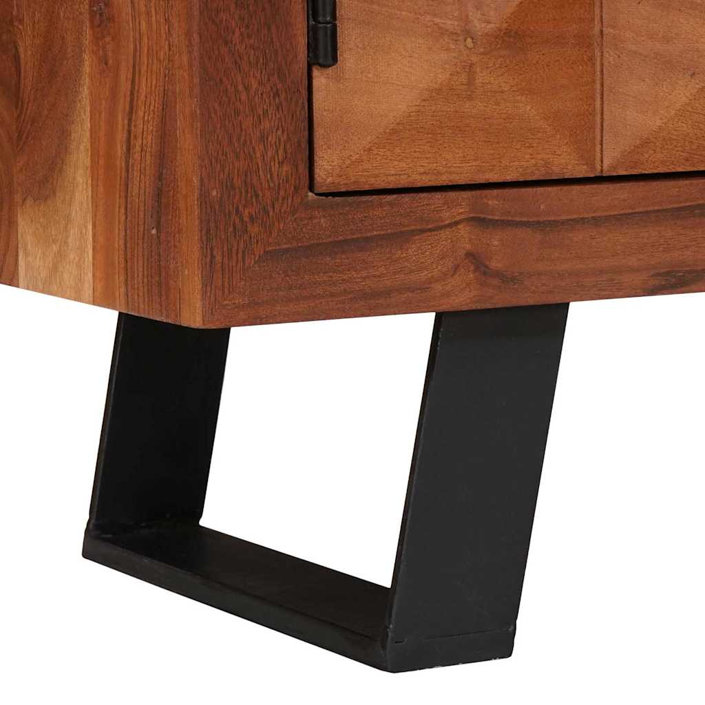 TV ormar boja meda 112 x 30 x 48 cm Masivno bagremovo drvo