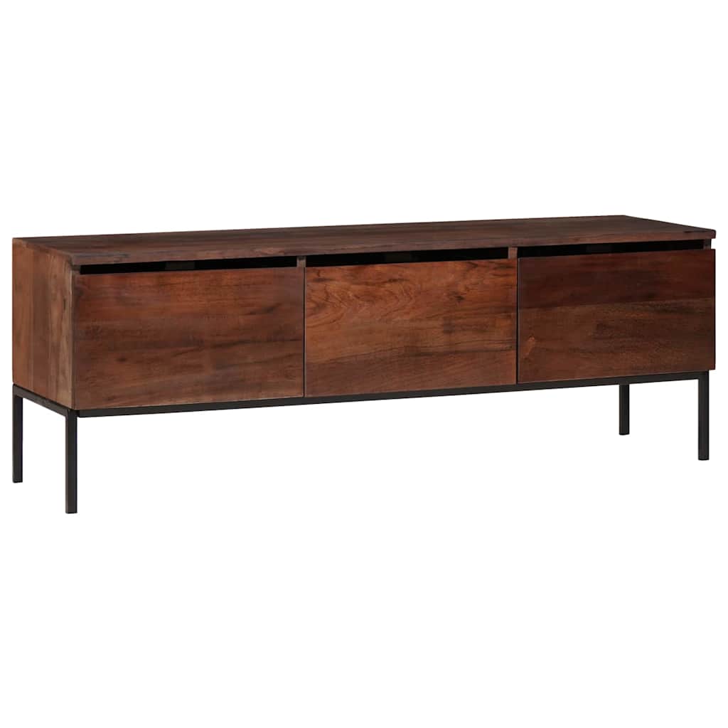 TV ormar boja meda 110 x 30 x 36 cm Masivno bagremovo drvo