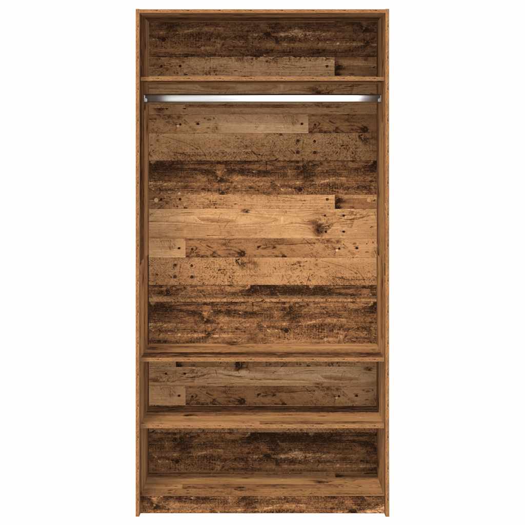 Ormar boja staro drvo 100 x 50 x 200 cm od konstruiranog drva
