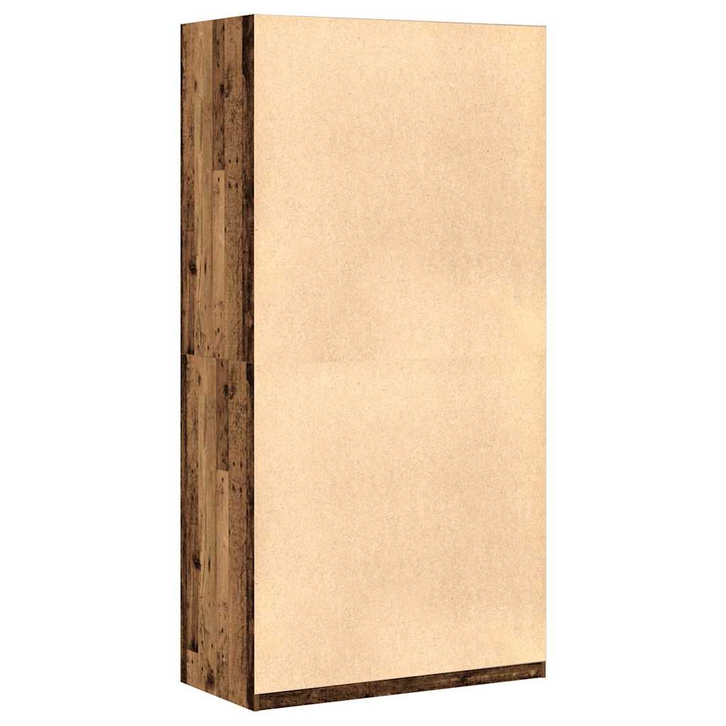 Ormar boja staro drvo 100 x 50 x 200 cm od konstruiranog drva