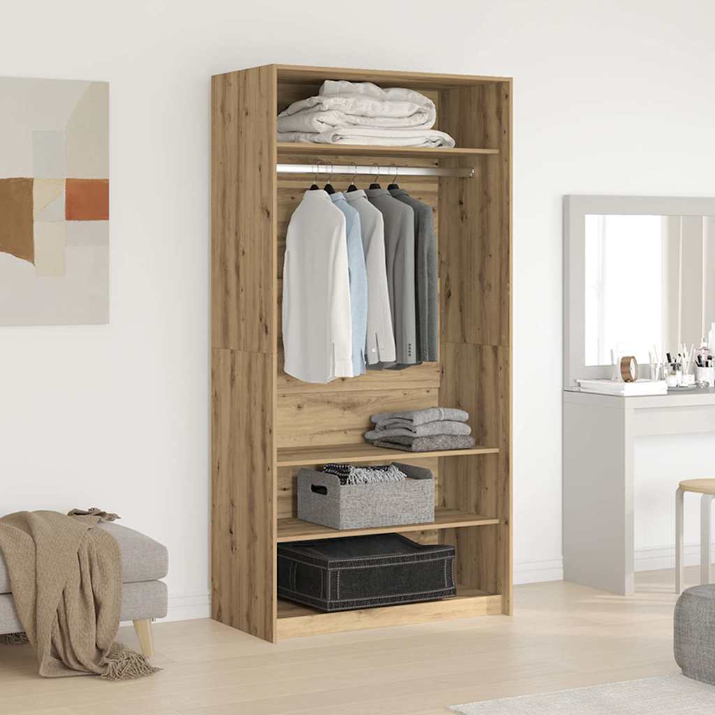 Ormar Artisan hrast 100x50x200 cm konstruirano drvo