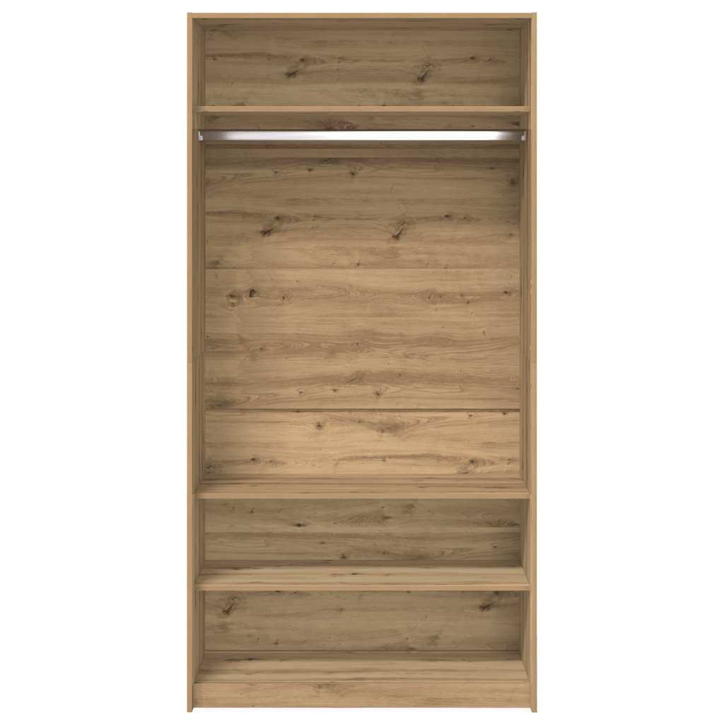 Ormar Artisan hrast 100x50x200 cm konstruirano drvo