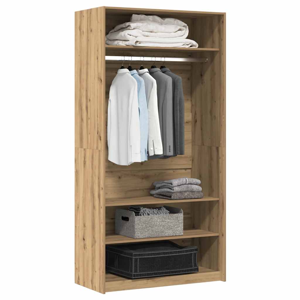 Ormar Artisan hrast 100x50x200 cm konstruirano drvo
