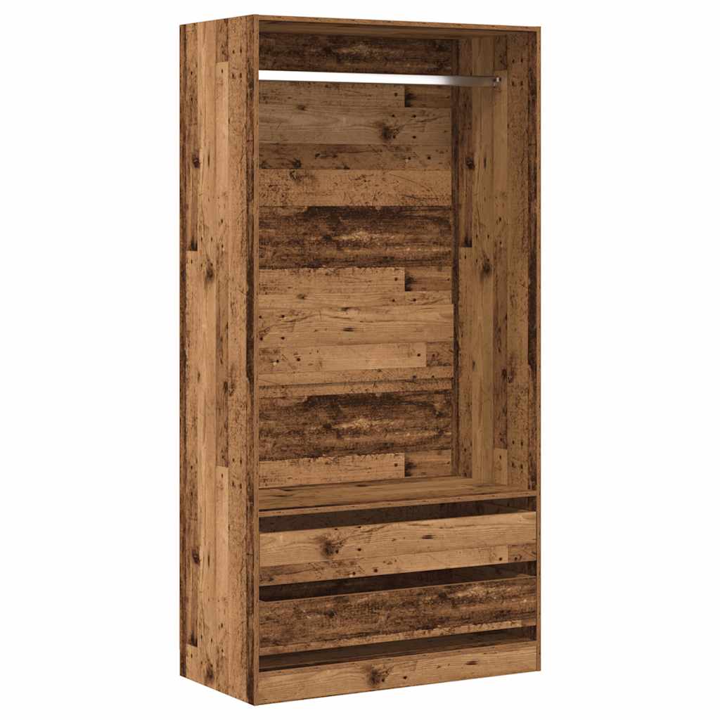 Ormar boja staro drvo 100 x 50 x 200 cm od konstruiranog drva