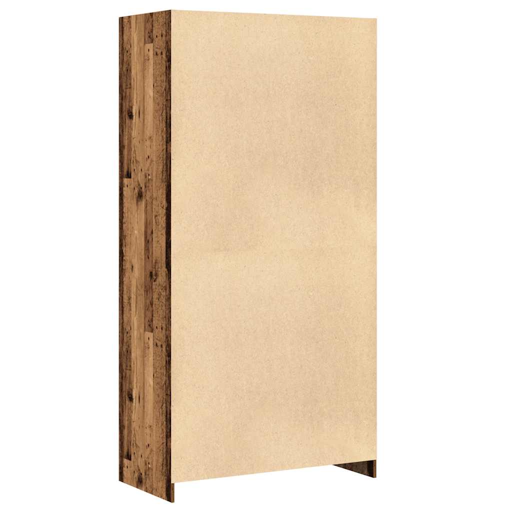 Ormar boja staro drvo 100 x 50 x 200 cm od konstruiranog drva