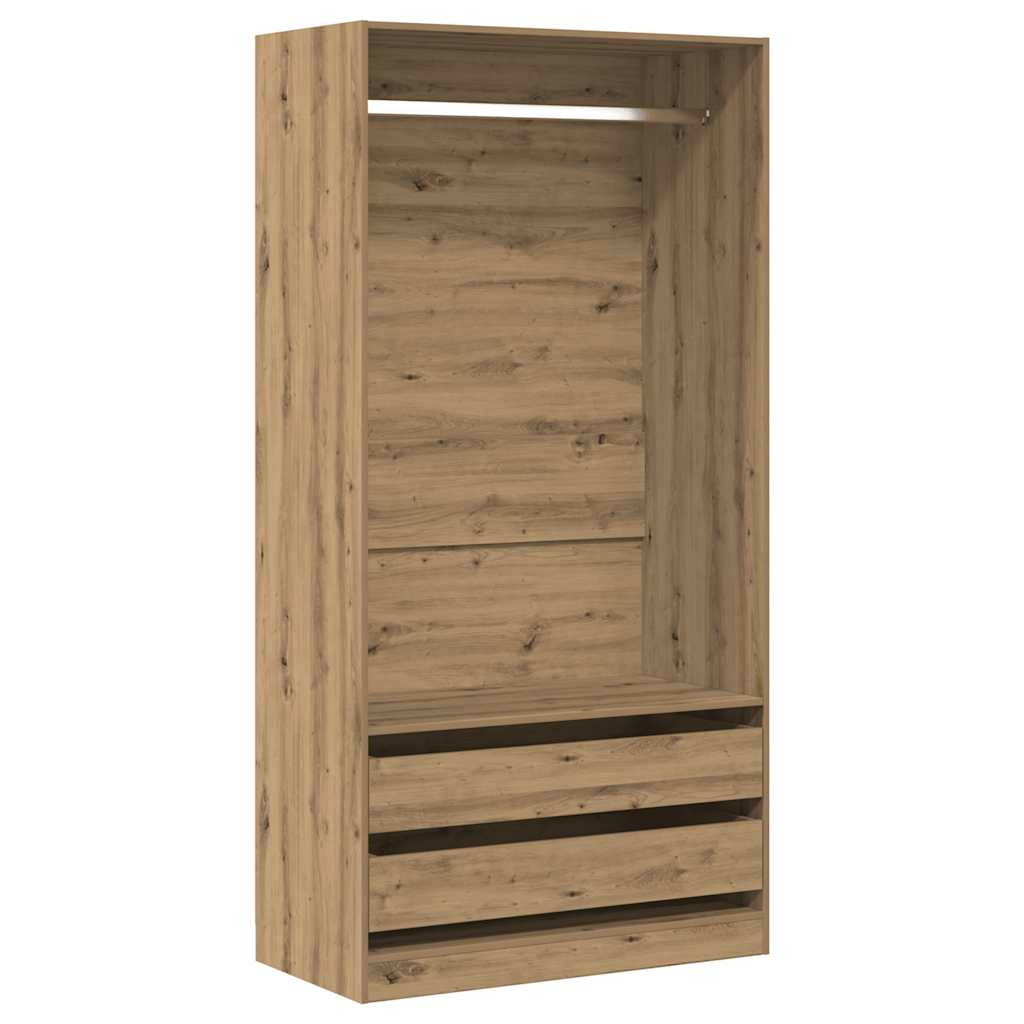 Ormar Artisan hrast 100x50x200 cm konstruirano drvo