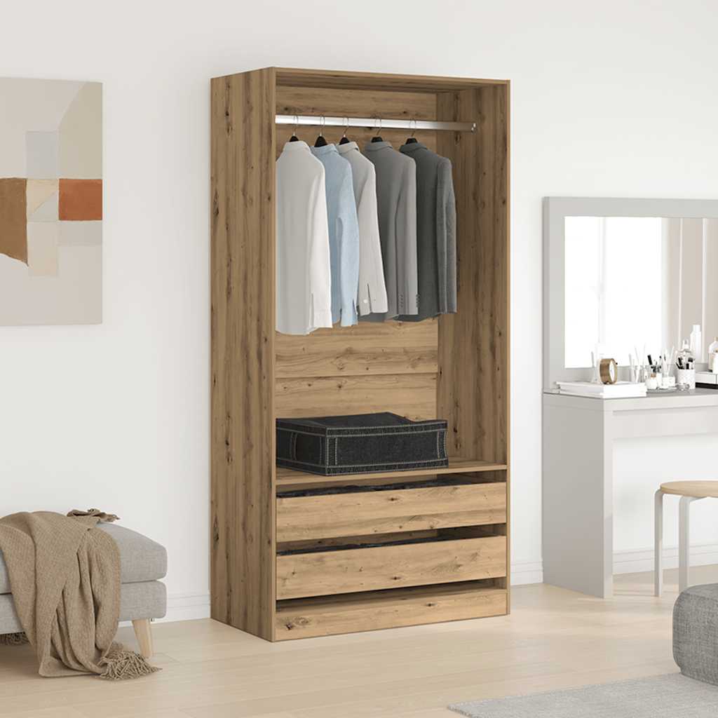 Ormar Artisan hrast 100x50x200 cm konstruirano drvo