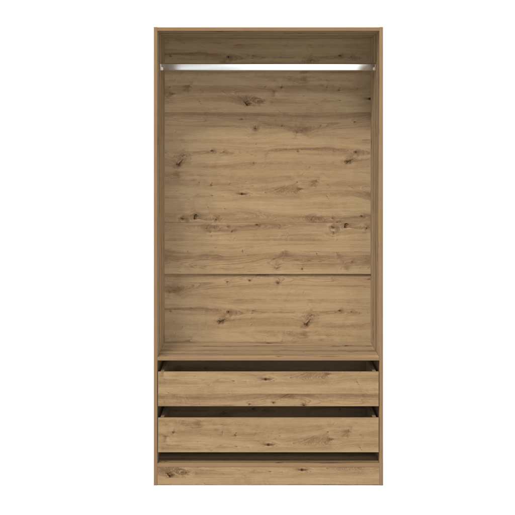 Ormar Artisan hrast 100x50x200 cm konstruirano drvo